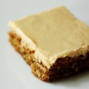 Bars: Banana Bars with Peanut Butter Frosting