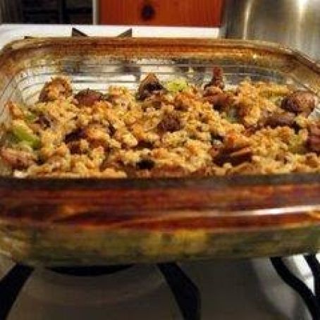 Zucchini Mushroom Crumble