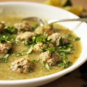 Tomatillo Albondigas Soup