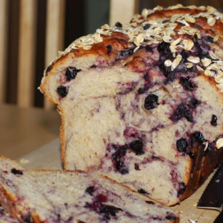 Blueberry Yeast Breadmaker Bread