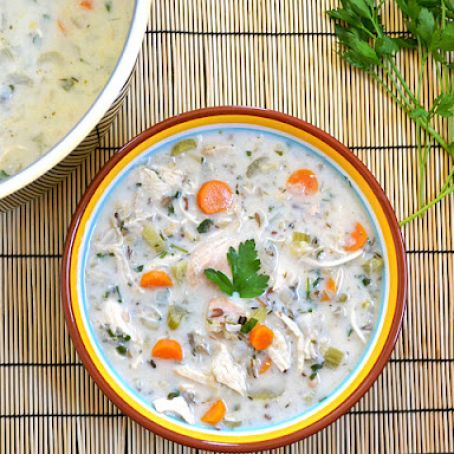 Creamy Chicken and Rice Soup
