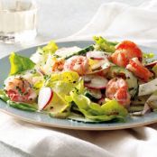 Creamy Shrimp Salad with Endive and Cucumber