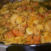 Cajun Shrimp & Sausage Pasta