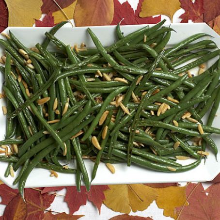 Green Beans with Almonds and Garlic