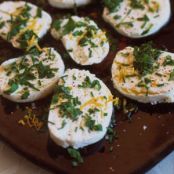 Chèvre with Herbs, Olive Oil, and Lemon Zest