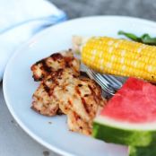 Grilled Chicken Thighs with Apricot-Miso Glaze | TheKitchn