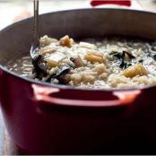 WHITE BEANS w/SWISS CHARD & RICE