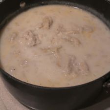 Mom's Potato & Dumpling Soup