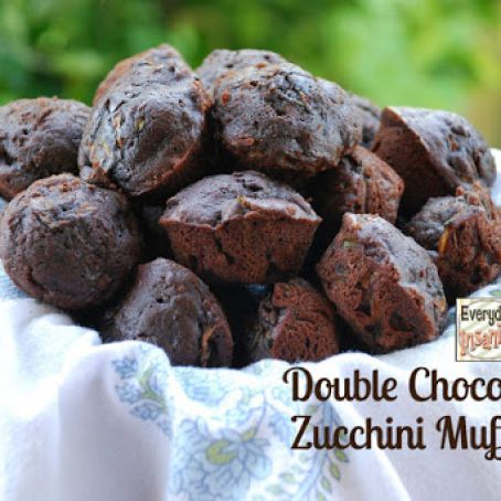 Zucchini Mini Muffins (Double Chocolate)