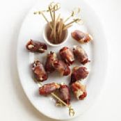 Chevre-Stuffed Dates Wrapped in Prosciutto