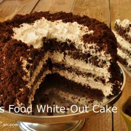 Devil's Food White-Out Cake