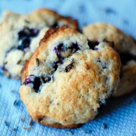 Blueberry Lavendar Shortcake Cookies