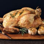 Chicken Butter-Rubbed Roast W/ Roasted Garlic