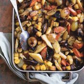 Cornbread Dressing with Roasted Fall Veggies