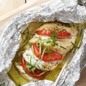 Caprese Chicken Foil Pack