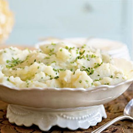 Mashed Potatoes with Goat Cheese & Chives