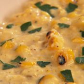 Grilled Cream Corn with Parmesan