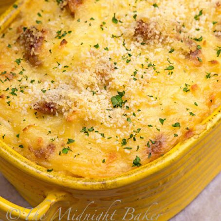 Cheesy Sausage and Potatoes Casserole