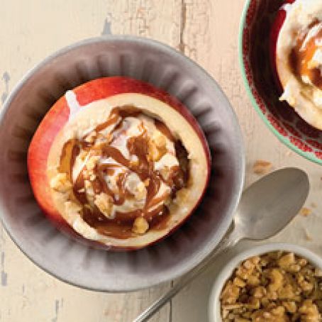 Caramel Apple Sundaes