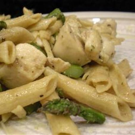Penne with Chicken and Asparagus