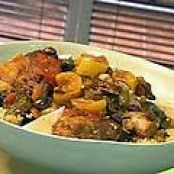 Moroccan Chicken with Squash and Dried Plums