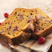 Orange Glazed Cranberry Pumpkin Bread