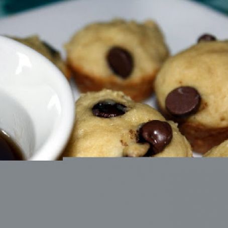 Mini Maple Chocolate Chip Pancake Muffins