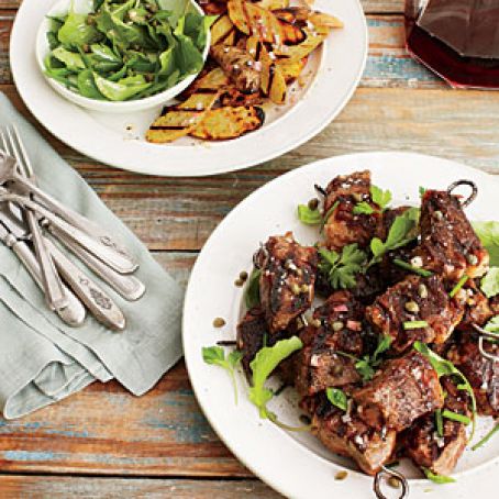 Steak and Fingerling Potato Kabobs