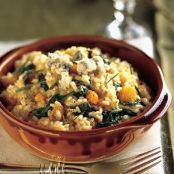 Butternut Squash, Rosemary and Blue Cheese Risotto