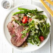Grilled Beef Tenderloin & Arugula Salad