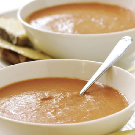 Tomato Bisque & Cheese Toasts