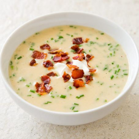 Slow Cooker Loaded Potato Soup