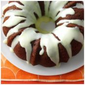 Chocolate Zucchini Cake with Custard Sauce Recipe