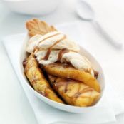 Grilled Pineapple Butterscotch Sundaes Recipe