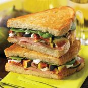 Grilled Ham, Goat Cheese & Fig