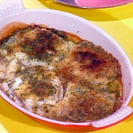 Oven-Roasted Cod Crusted with Herbs