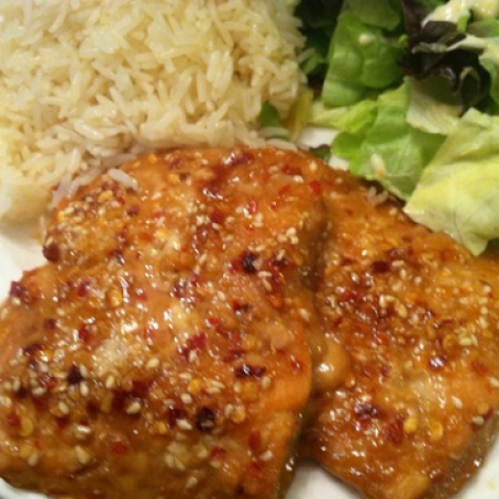 Honey-Sesame Salmon