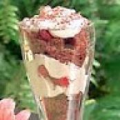 Chocolate Angel Food Cake and Raspberry Parfait