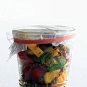 GRILLED ZUCCHINI & RED PEPPER SALAD