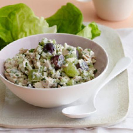 Chicken Salad with Blue Cheese and Grapes