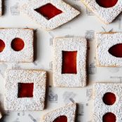 Spiced Brown Butter Linzer Cookies