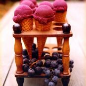 Concord Grape and Lavender Sorbet