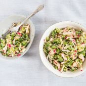 Quinoa Salad with Sugar Snap Peas, Scallions, and Mint