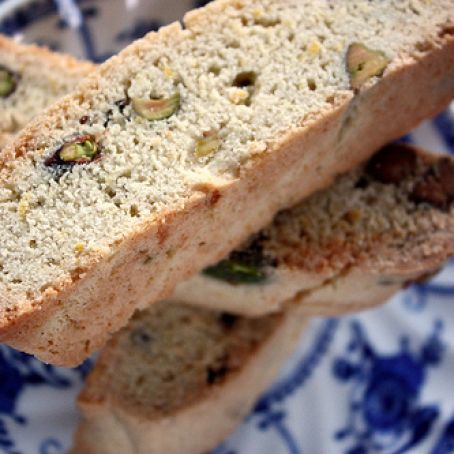 COOKIES - Lemon Pisachio Biscotti