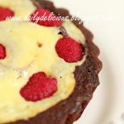 CAKE - Daily Delicious - Raspberry Chocolate and Mascarpone Tart