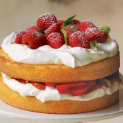Strawberries and Cream Cake