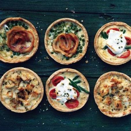 SAVORY SUMMER TARTLETS