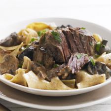 Slow-Cooker Short Rib Stroganoff
