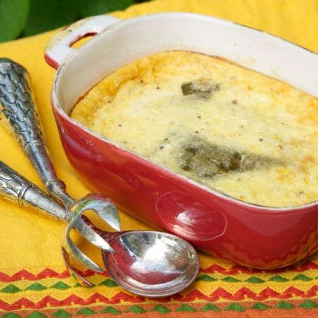 Green Chile Relleno Souffle