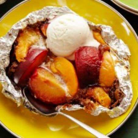 Stone Fruit Pouches (Alton Brown)